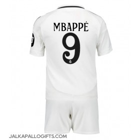 Real Madrid Kylian Mbappe #9 Koti Peliasu Lasten 2024-25 Lyhythihainen (+ Lyhyet housut)